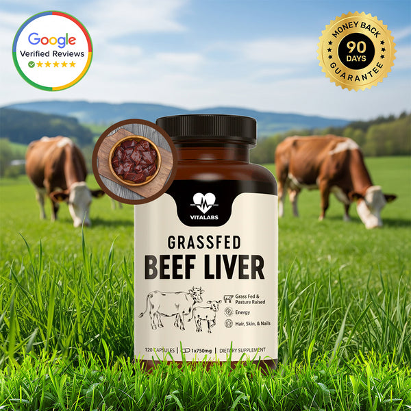 Livera - Капсули от 100% Пасищен Телешки Черен Дроб - Суперхраната На Предците